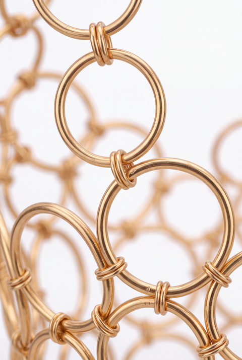 Honey Gold Hoops Chain Top